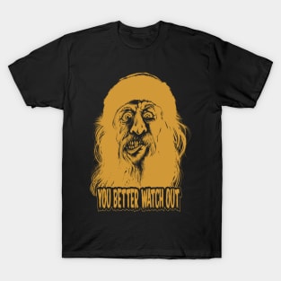 Evil Santa (gold version) T-Shirt